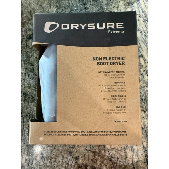 Drysure Shoes - New Drysure Extreme Boot Dryer Black And Orange Portable Reusable Quick Drying